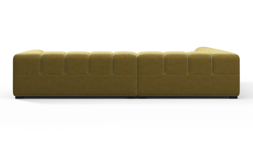TuftyOlive Gold Velvet