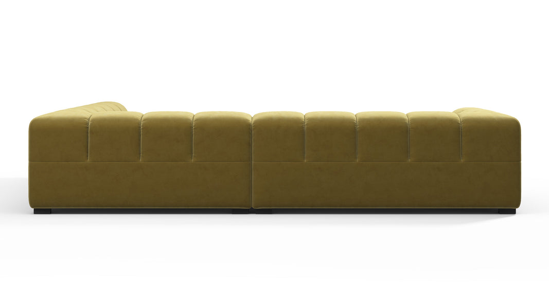 TuftyOlive Gold Velvet