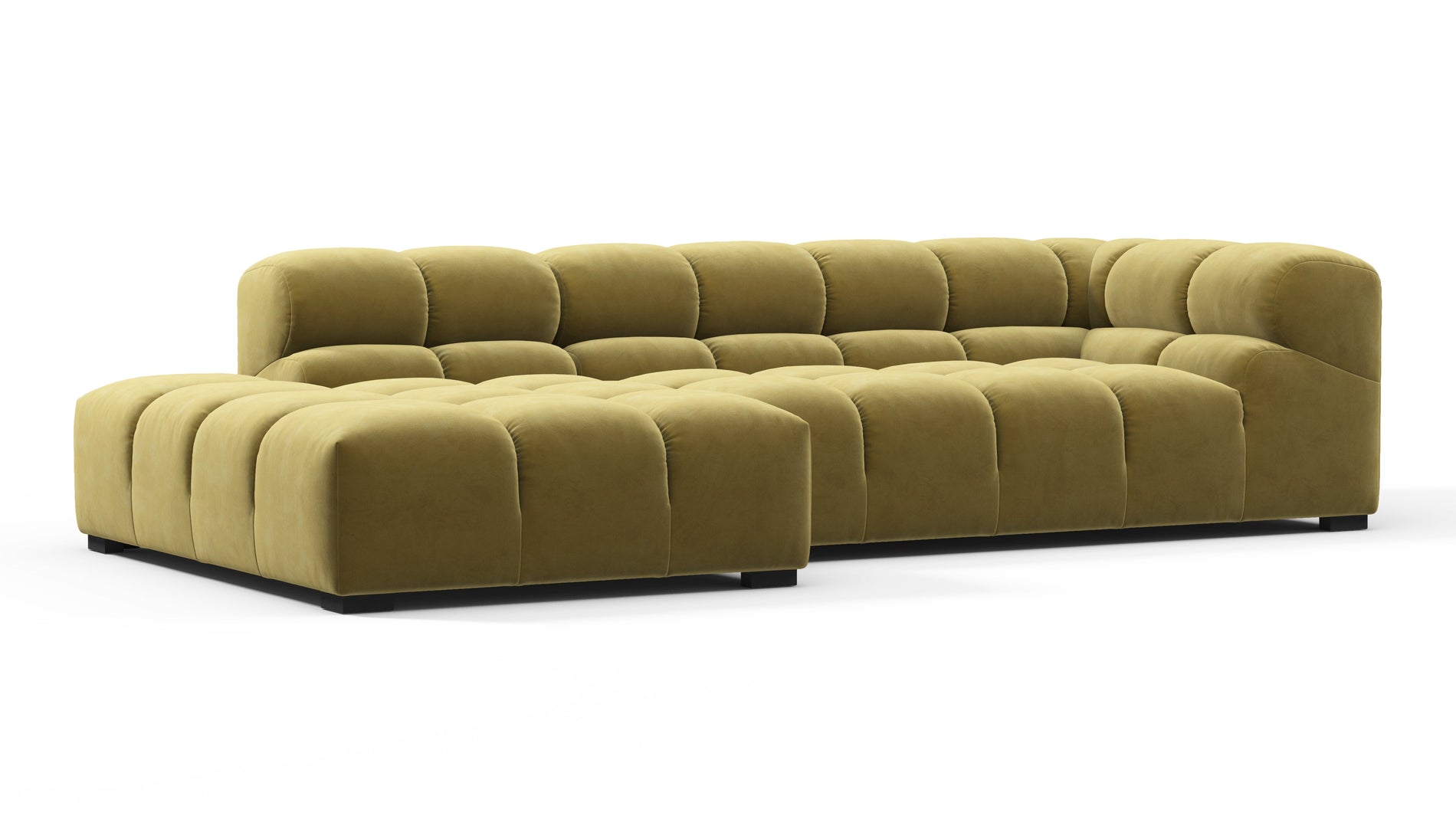 TuftyOlive Gold Velvet