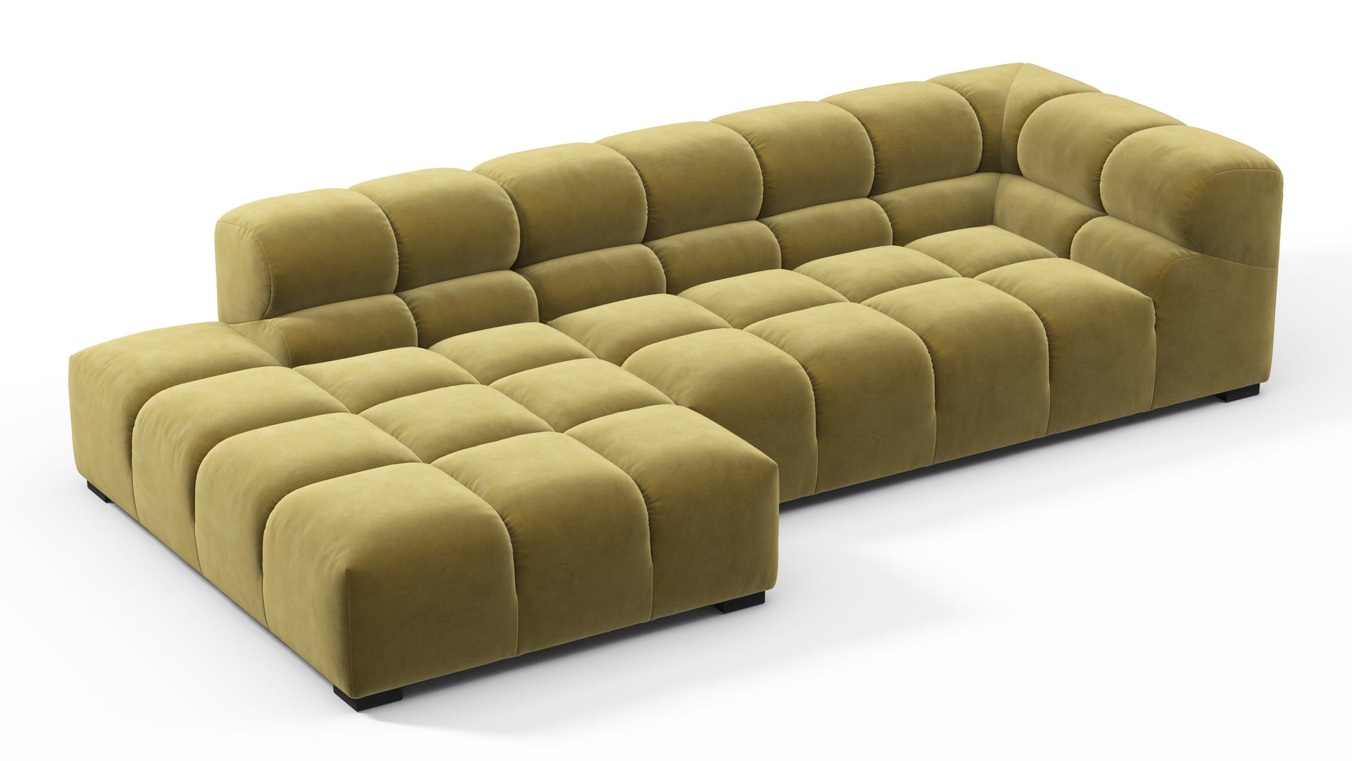 TuftyOlive Gold Velvet