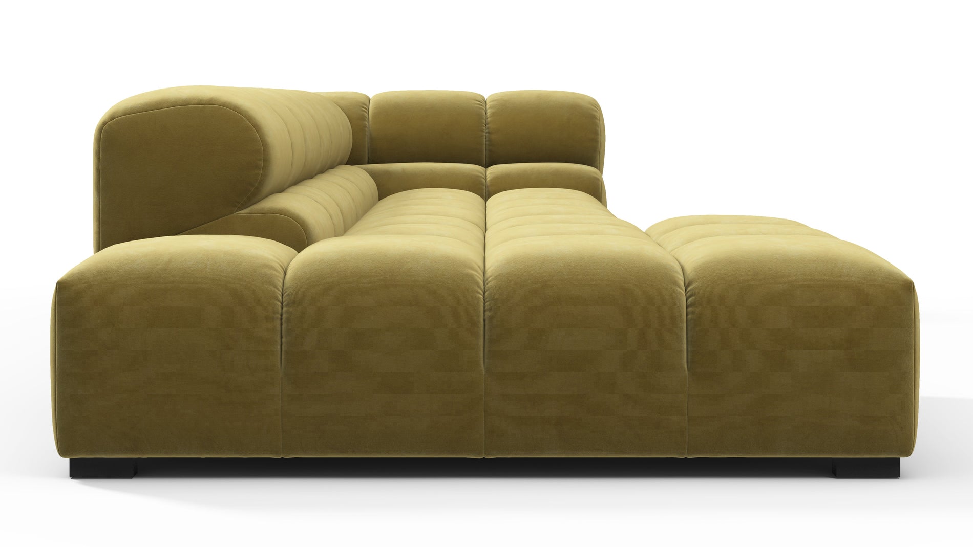 TuftyOlive Gold Velvet