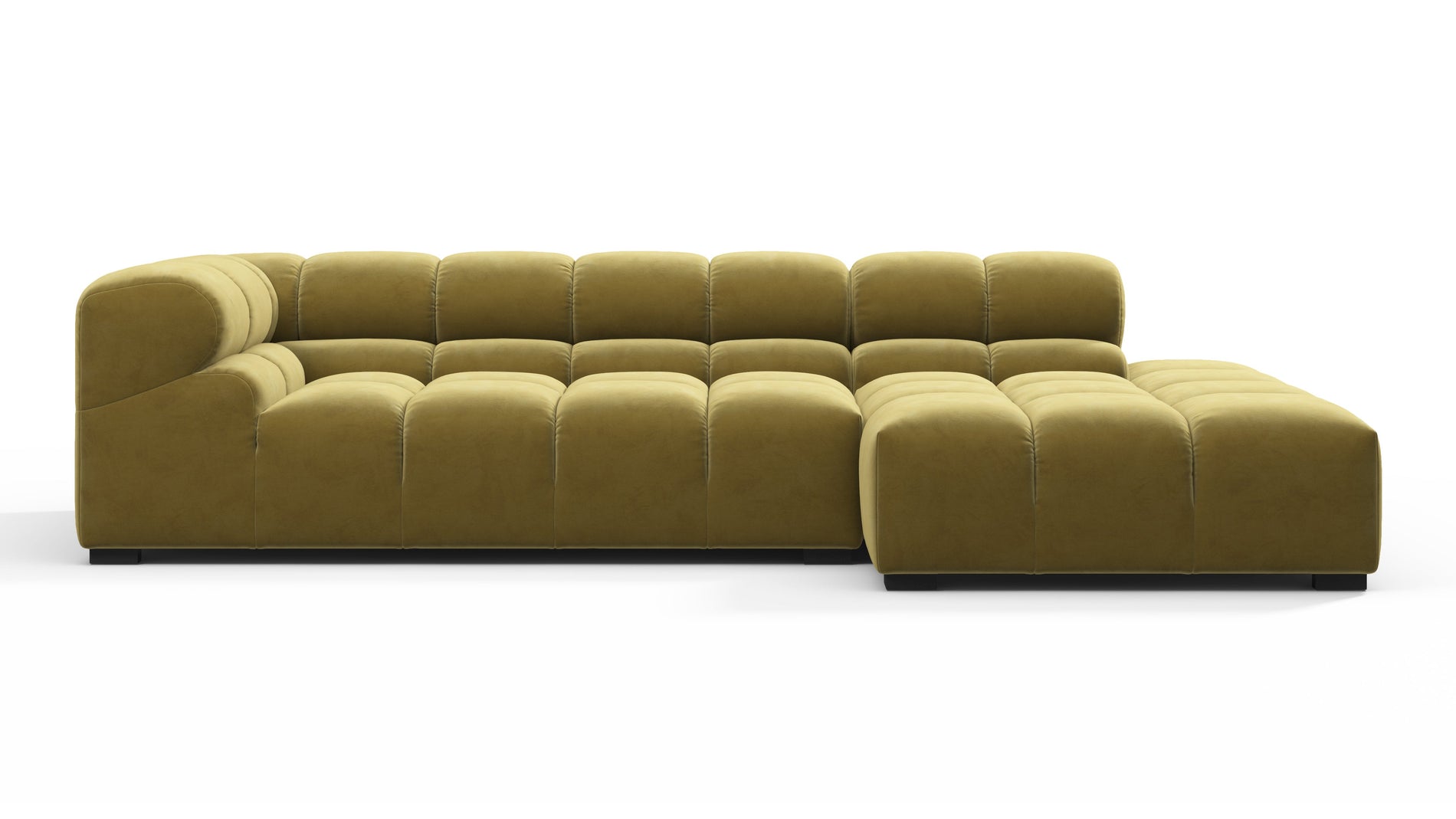 TuftyOlive Gold Velvet
