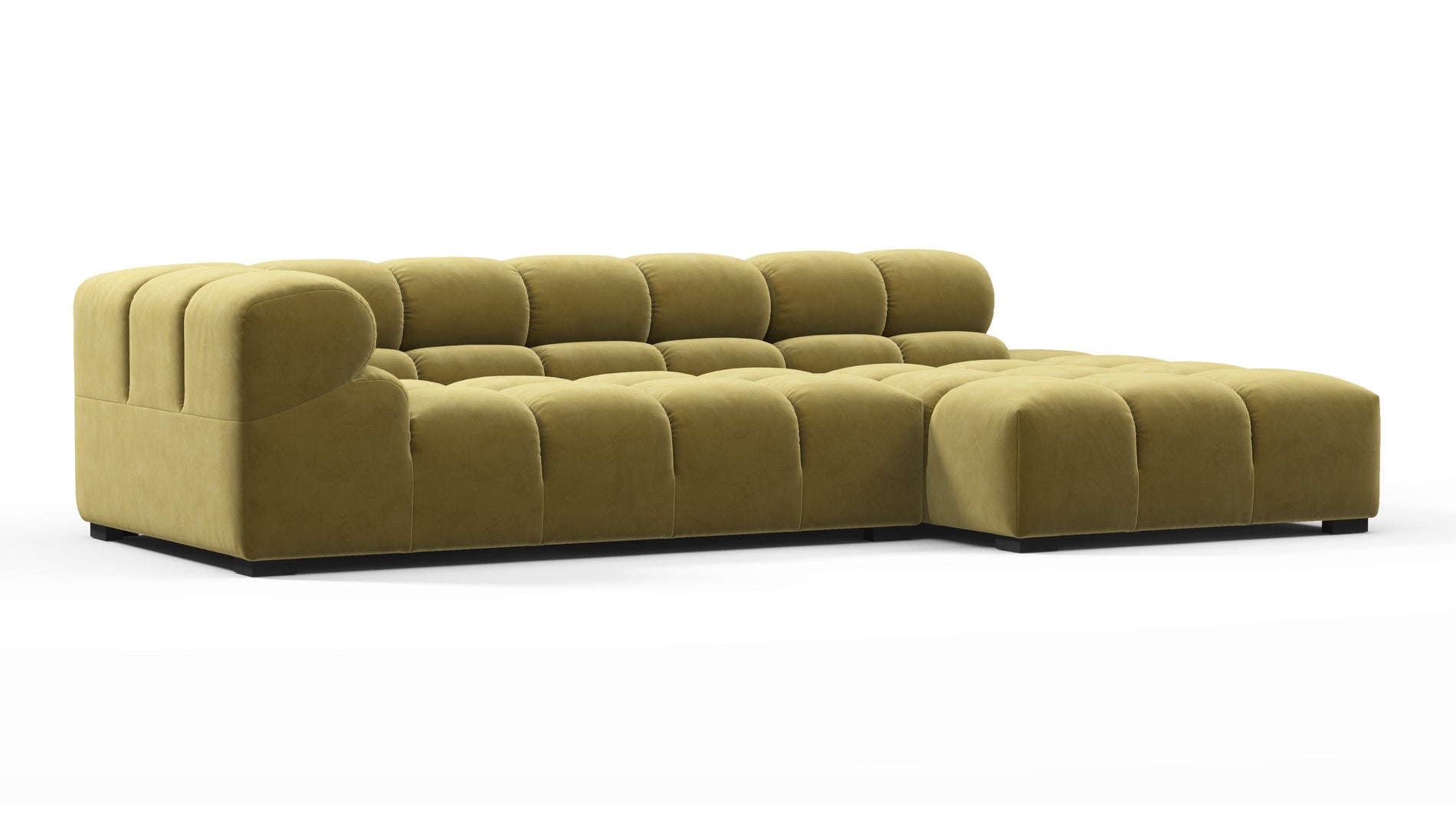 TuftyOlive Gold Velvet