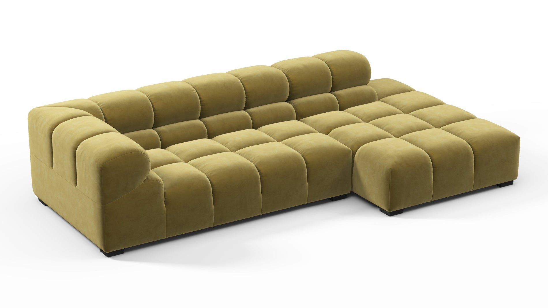TuftyOlive Gold Velvet