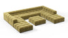 Tufty - Olive Gold Velvet - Image 3