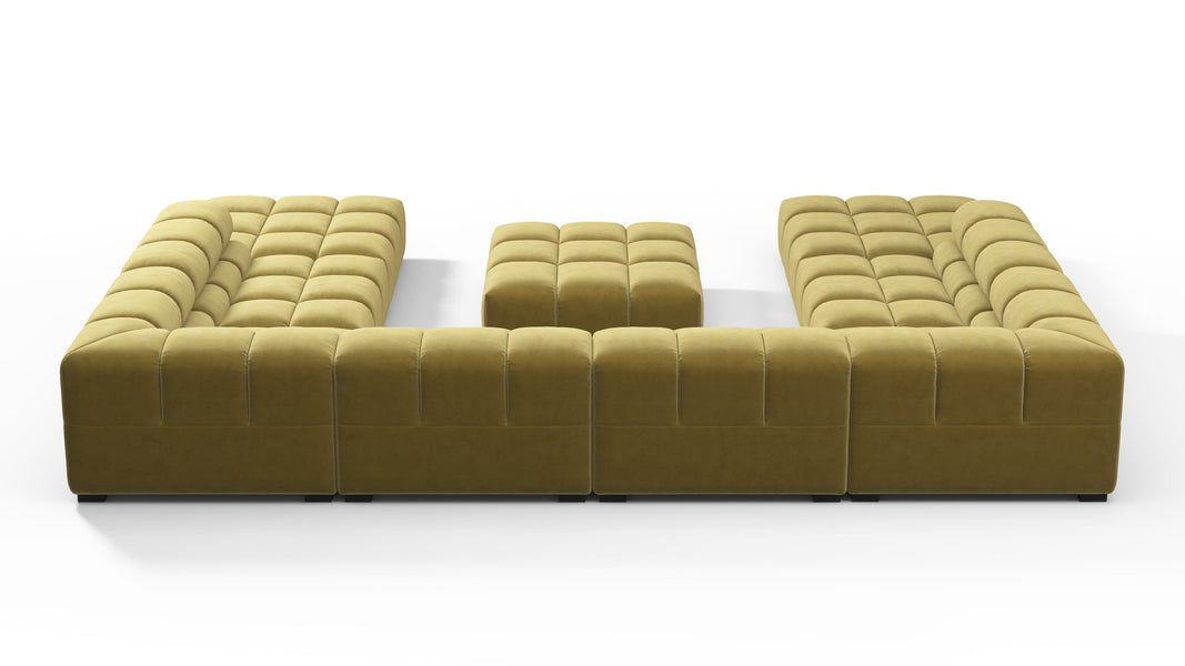 TuftyOlive Gold Velvet