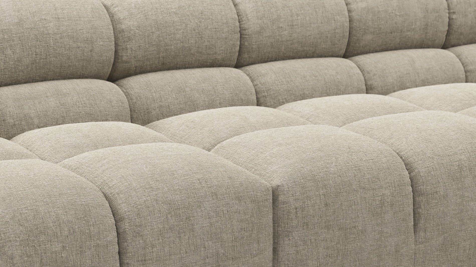 TuftyBeige Gray Chenille