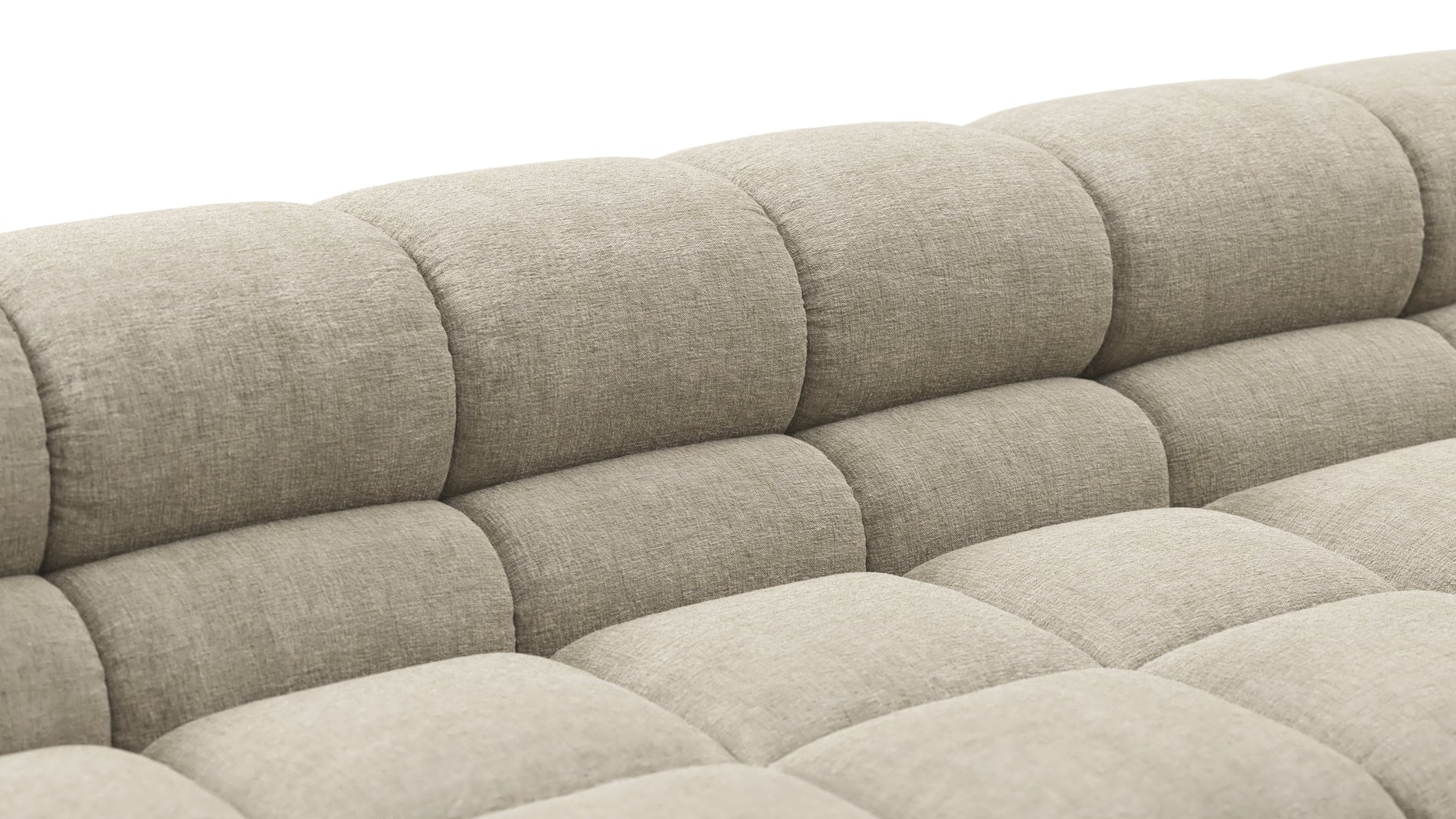 TuftyBeige Gray Chenille