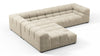 Tufty - Beige Gray Chenille - Image 3