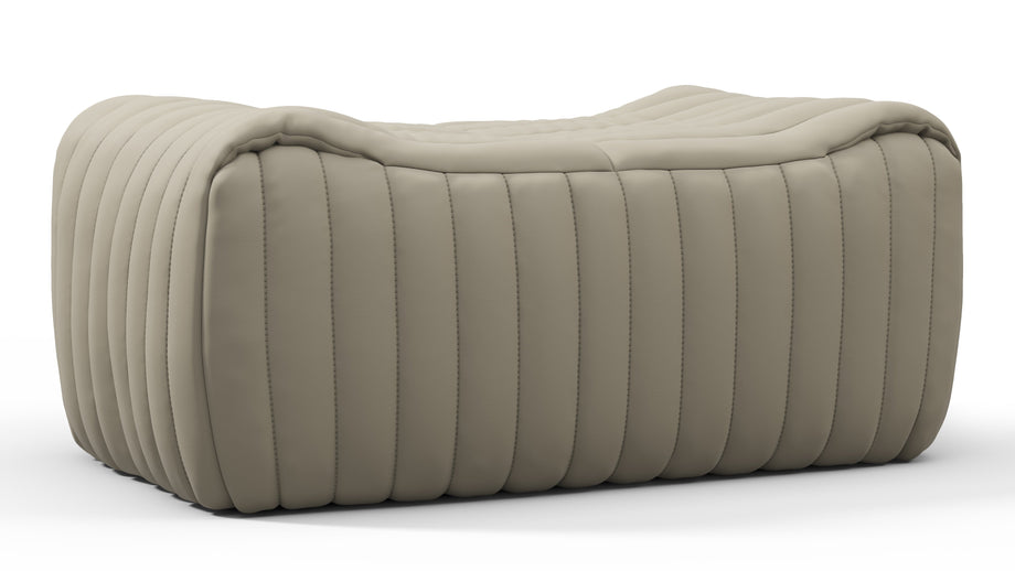 SandraBeige Gray Vegan Leather