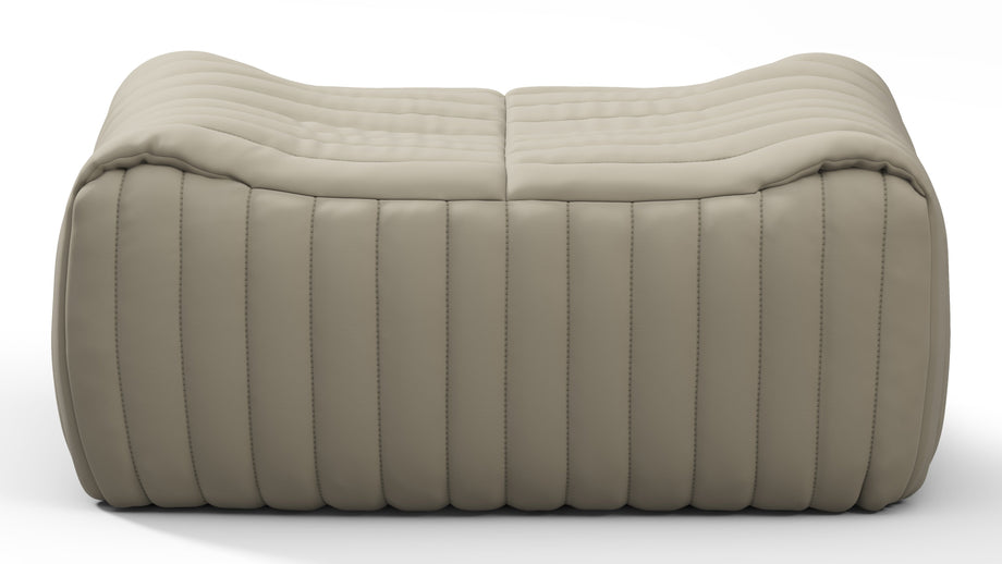 SandraBeige Gray Vegan Leather
