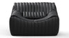 Sandra - Black Vegan Leather - Image 1