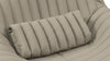 Sandra - Beige Gray Vegan Leather - Image 5
