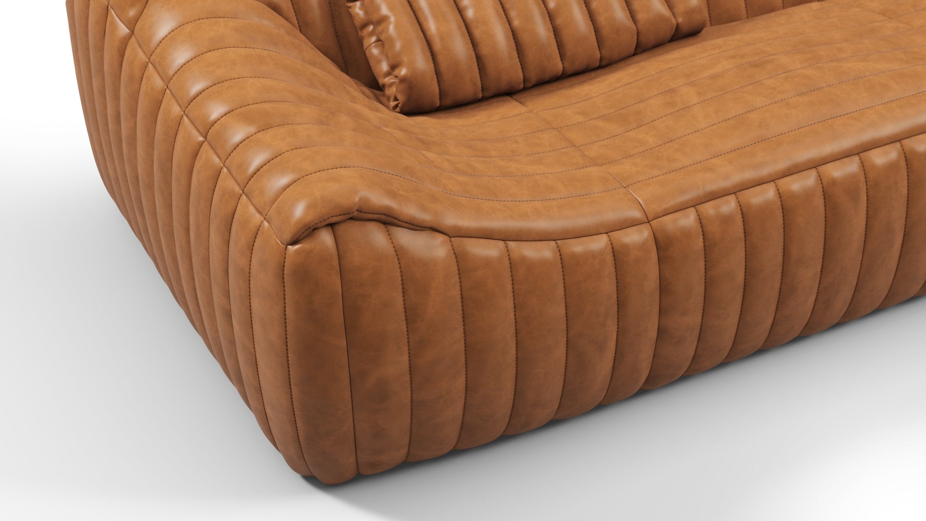 SandraDistressed Brown Premium Leather