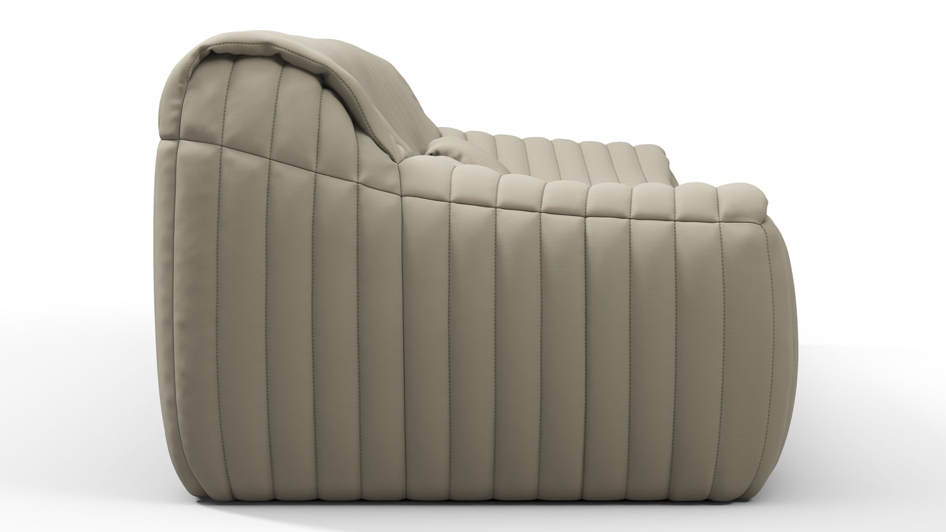 SandraBeige Gray Vegan Leather