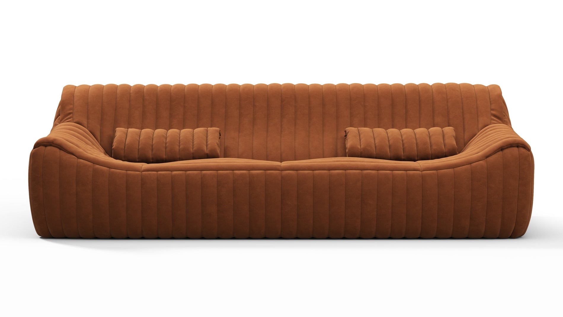 SandraBurnt Orange Vegan Suede