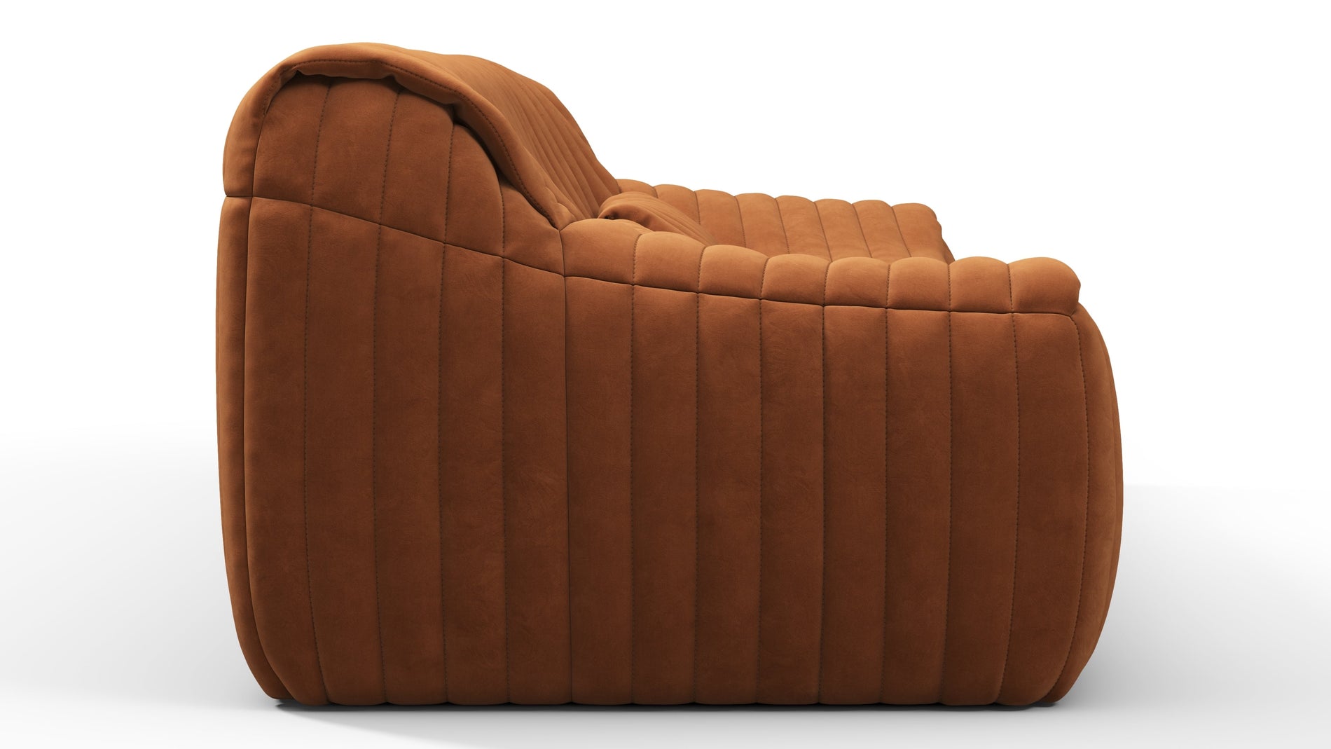 SandraBurnt Orange Vegan Suede