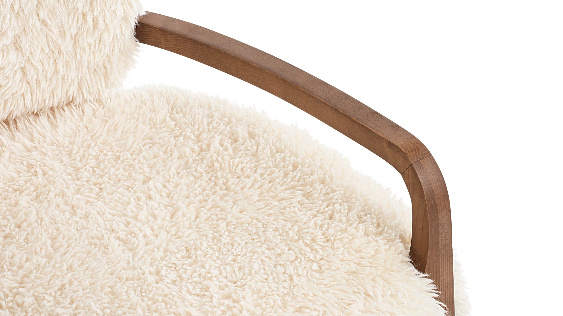 CabanaWhite Long Hair Sherpa