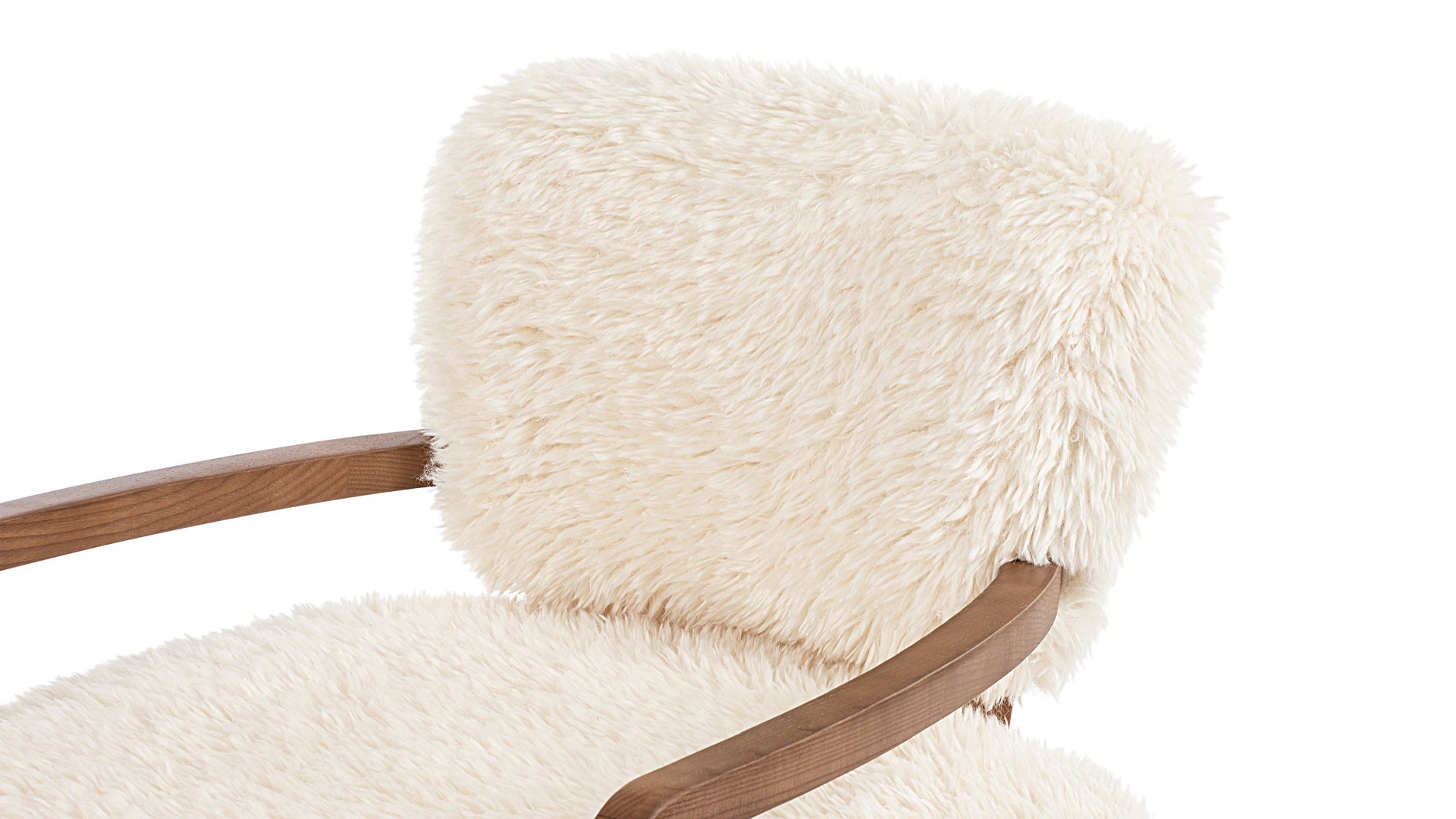 CabanaWhite Long Hair Sherpa