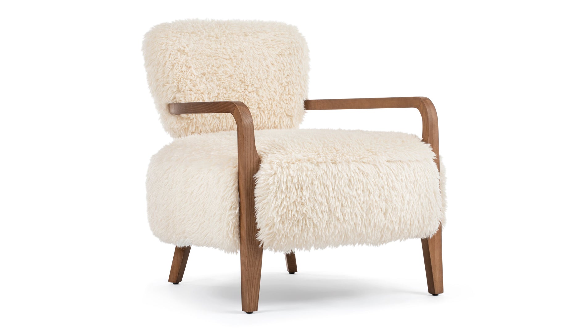 CabanaWhite Long Hair Sherpa