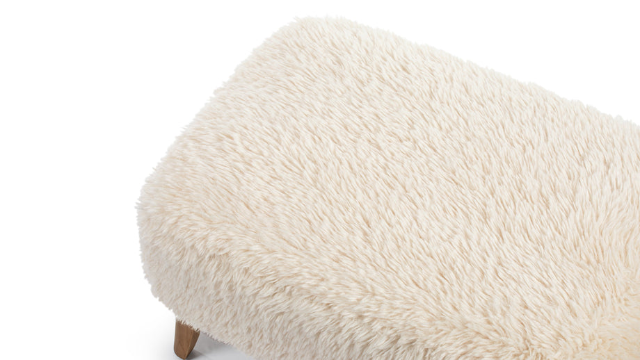 CabanaWhite Long Hair Sherpa