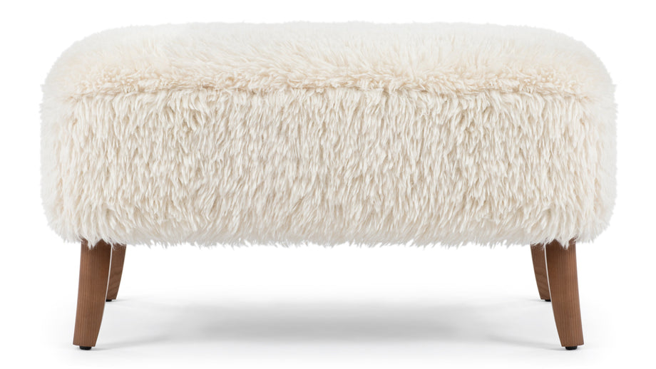 CabanaWhite Long Hair Sherpa