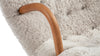 Clam - Soft Gray Luxe Sheepskin - Image 5