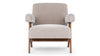 Jeanneret Lounge Chair - Oyster Luxe velvet - Image 1