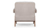 Jeanneret Lounge Chair - Oyster Luxe velvet - Image 4