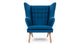 Papa Bear - Indigo Blue Wool - Image 1