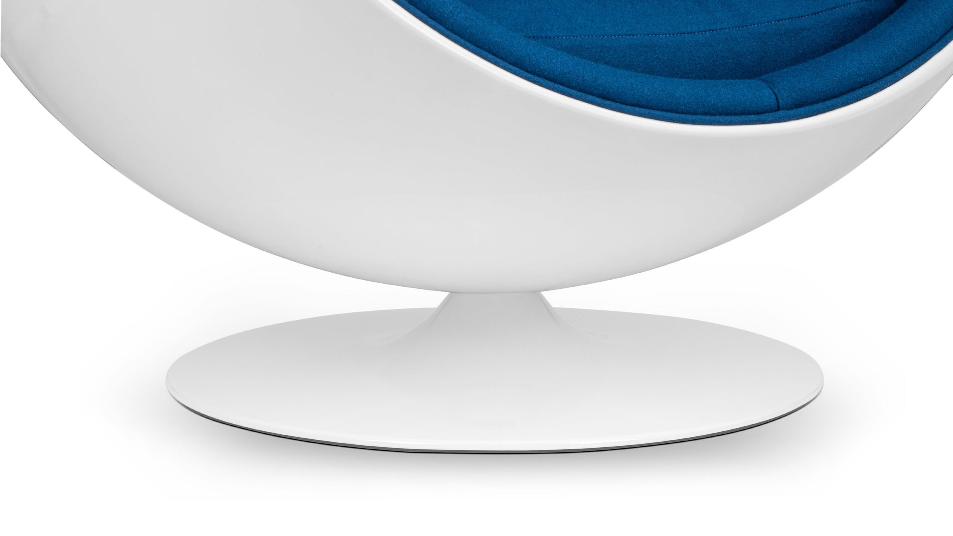 BallIndigo Blue Wool and White