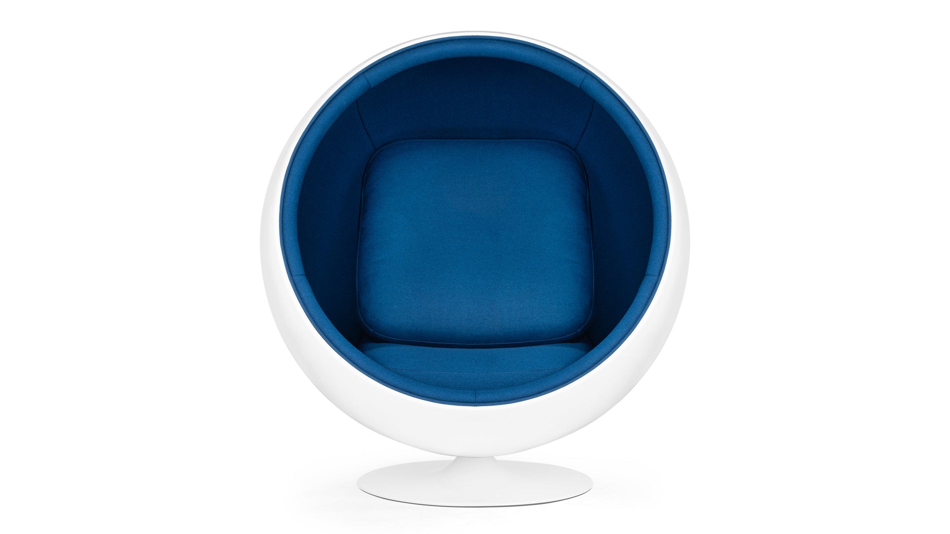 BallIndigo Blue Wool and White