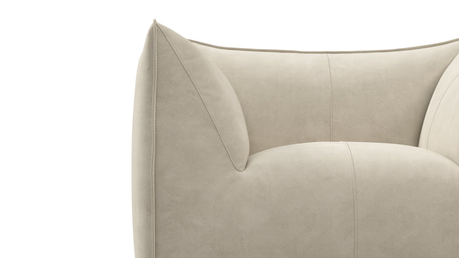 BamboleEggshell Vegan Suede