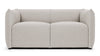 Mia - Mia - Mia Loveseat, Wheat Gray Cashmere Wool - Image 1