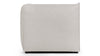 Mia - Mia - Mia Loveseat, Wheat Gray Cashmere Wool - Image 3