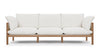 Coombe - Coombe - Coombe Sofa, Eggshell Boucle and Oak - Image 1
