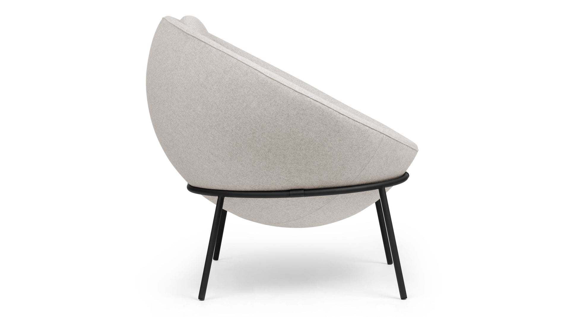 DelphiDelphi - Delphi Bowl Chair, Weizengrau Cashmere Wolle