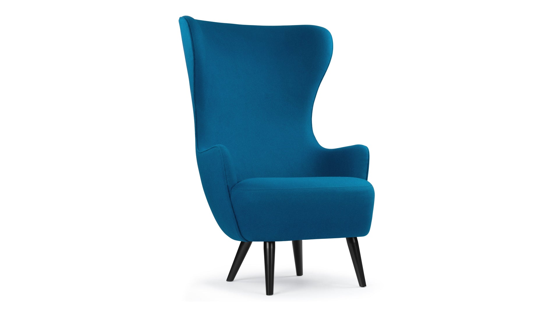IslayIslay - Islay Wingback Chair, Indigo Blue Wool