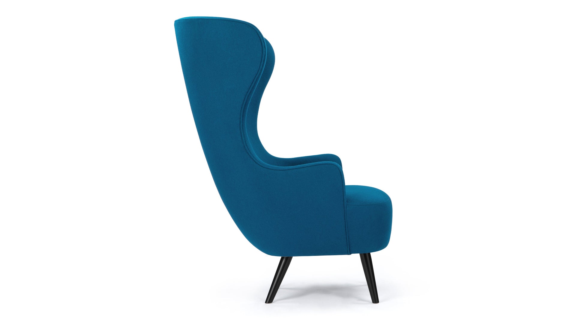 IslayIslay - Islay Wingback Chair, Indigo Blue Wool