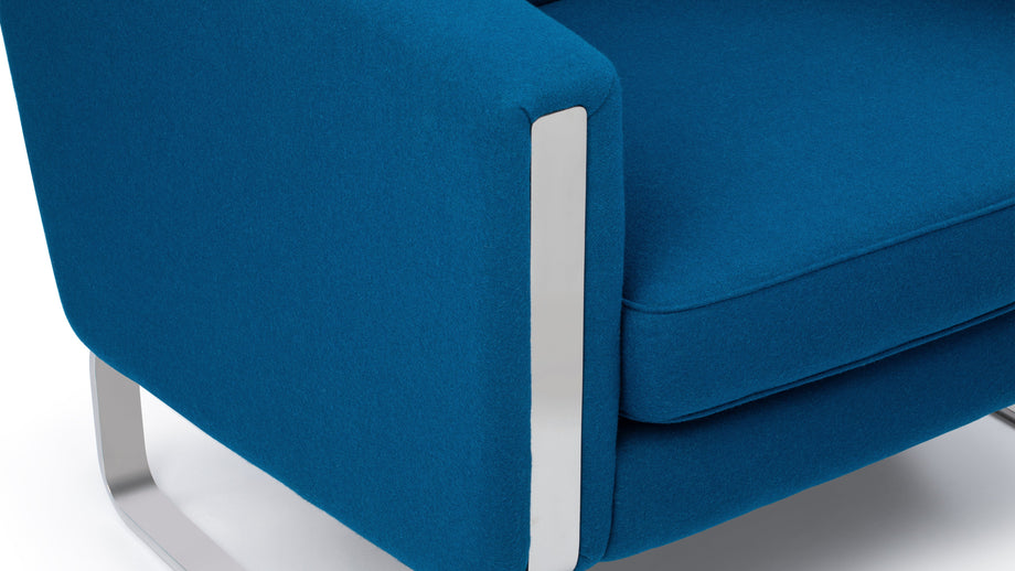 JuraJura - Jura Armchair, Indigo Blue Wool