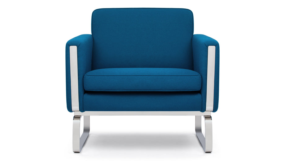 JuraJura - Jura Armchair, Indigo Blue Wool