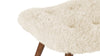 Silhouette - Silhouette - Silhouette Ottoman, White Long Hair Sherpa - Image 6