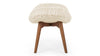 Silhouette - Silhouette - Silhouette Ottoman, White Long Hair Sherpa - Image 3