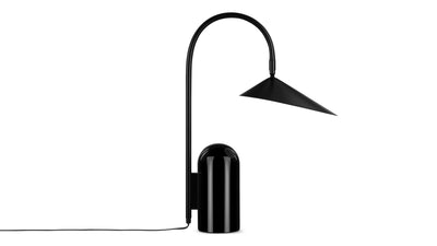 Arum - Arum - Arum Table Lamp, Black and Marble - Image 1