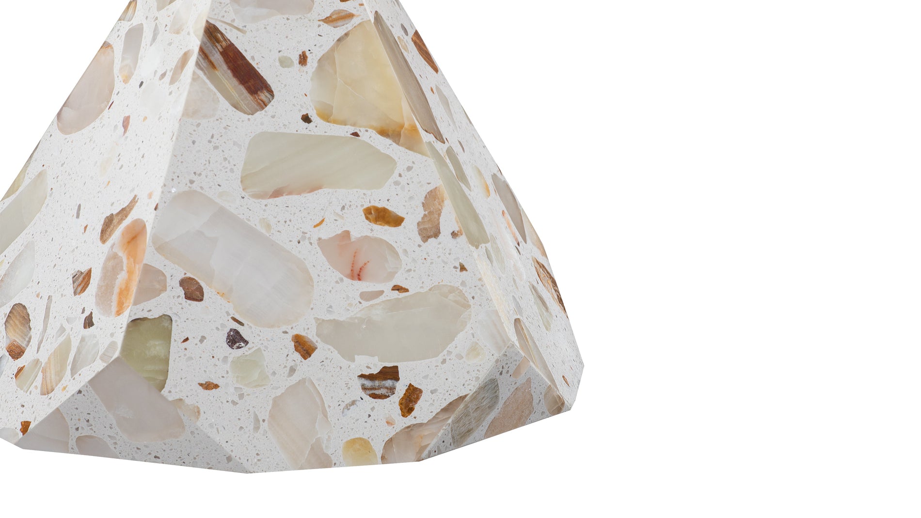JunoJuno - Juno Cone Ceiling Light, Terrazzo