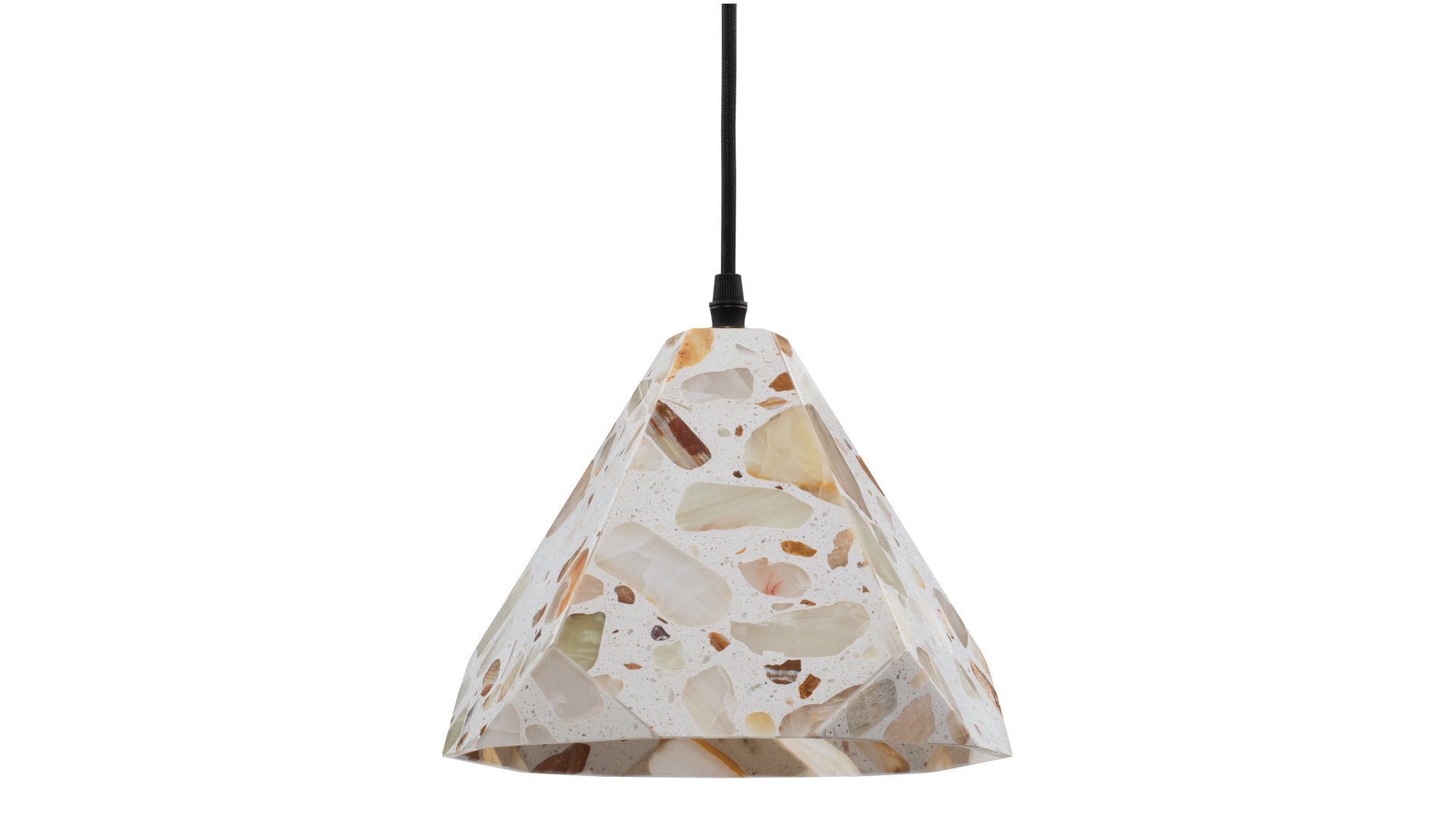 JunoJuno - Juno Cone Ceiling Light, Terrazzo