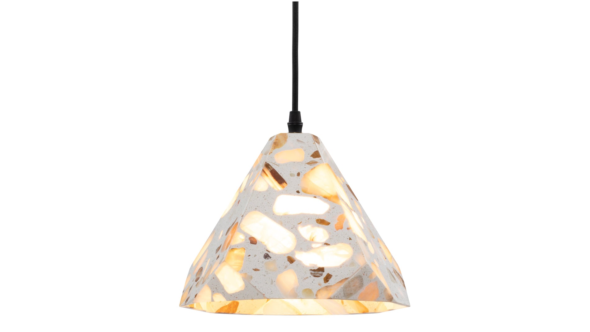 JunoJuno - Juno Cone Ceiling Light, Terrazzo