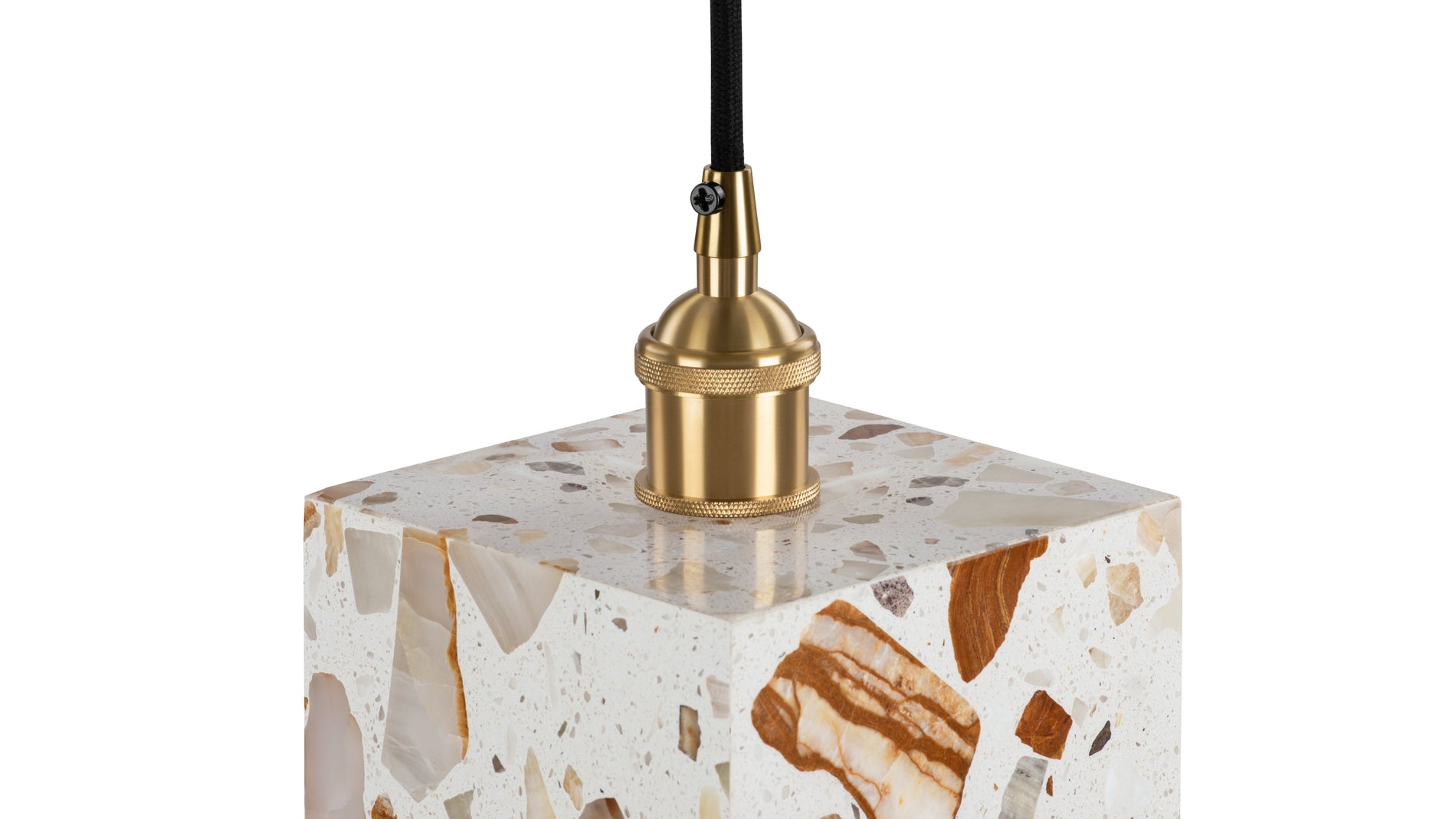 JunoJuno - Juno Square Ceiling Light, Terrazzo