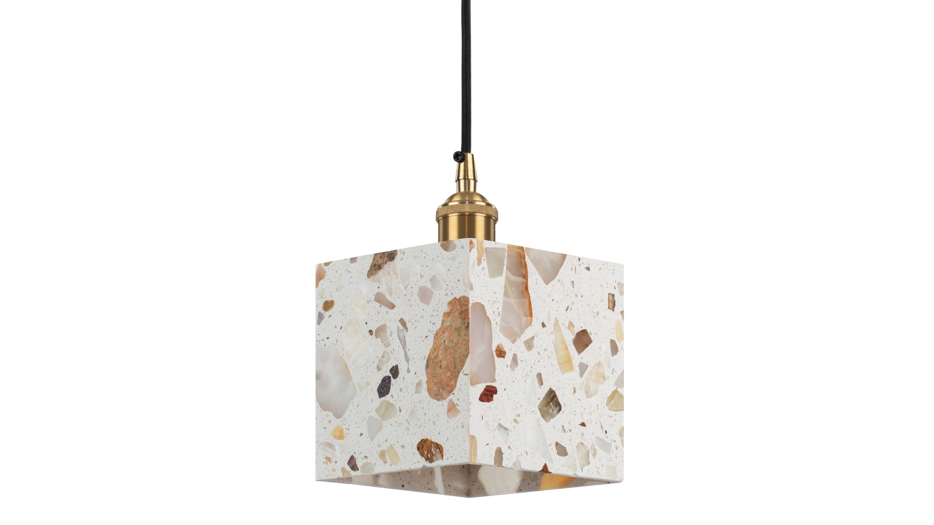 JunoJuno - Juno Square Ceiling Light, Terrazzo