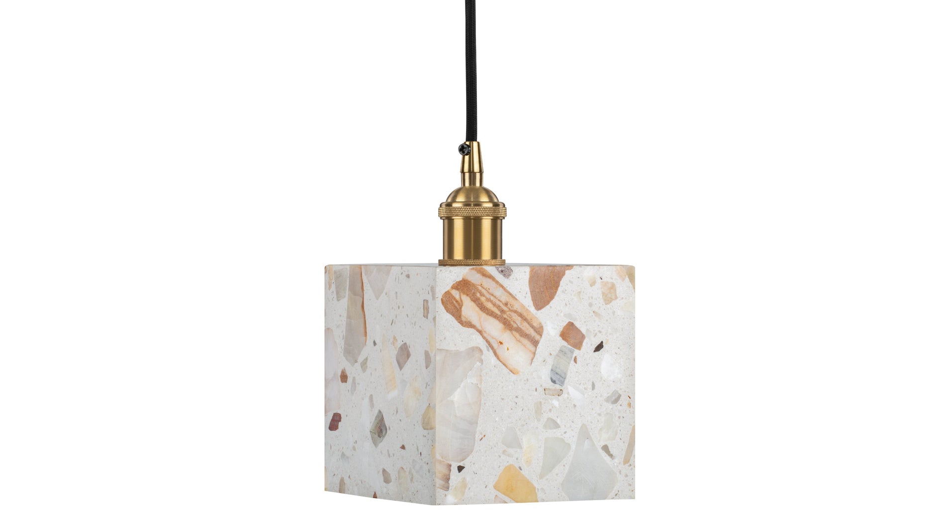 JunoJuno - Juno Square Ceiling Light, Terrazzo